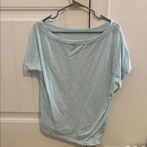 Blue shein t shirt
